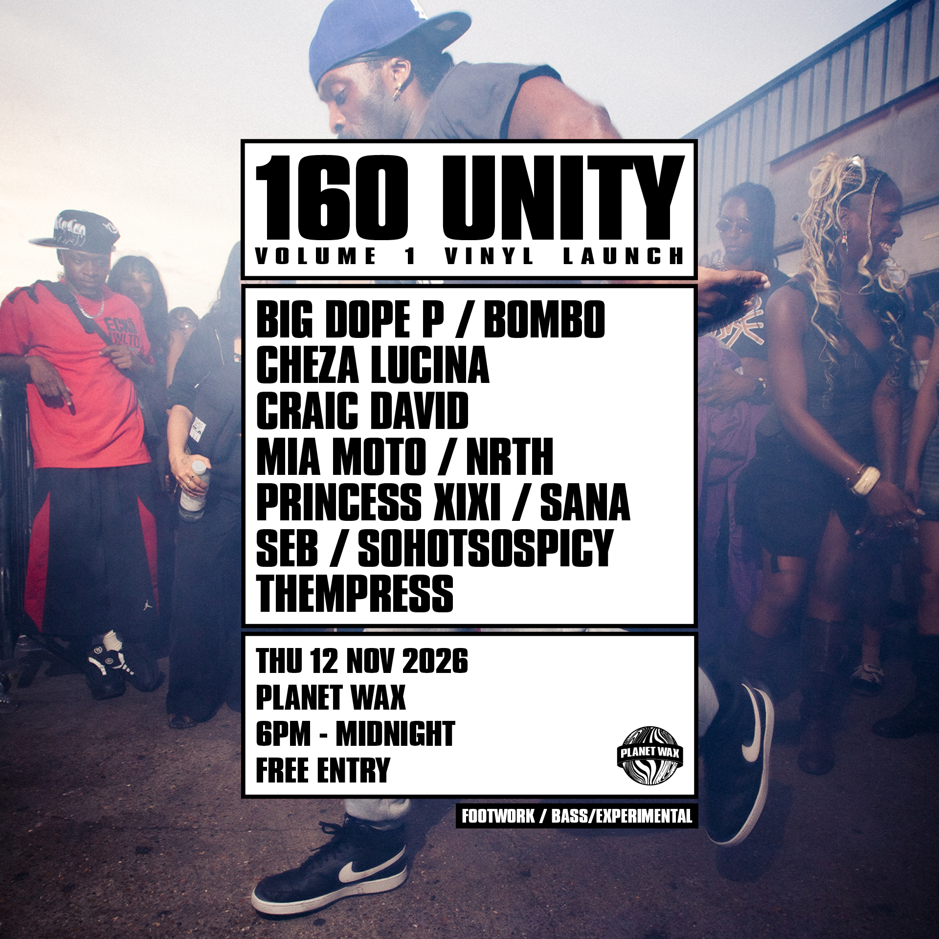 160 Unity Volume 1 Vinyl Launch