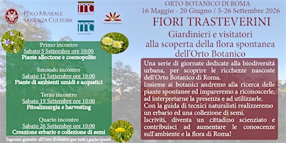 Fiori Trasteverini - "Fitoalimurgia e harvesting"