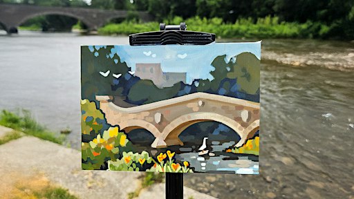 Paint & Pedal: Bike Tour and Outdoor Painting