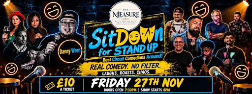 LIVE!@The Measure Presents SitDown for StandUp