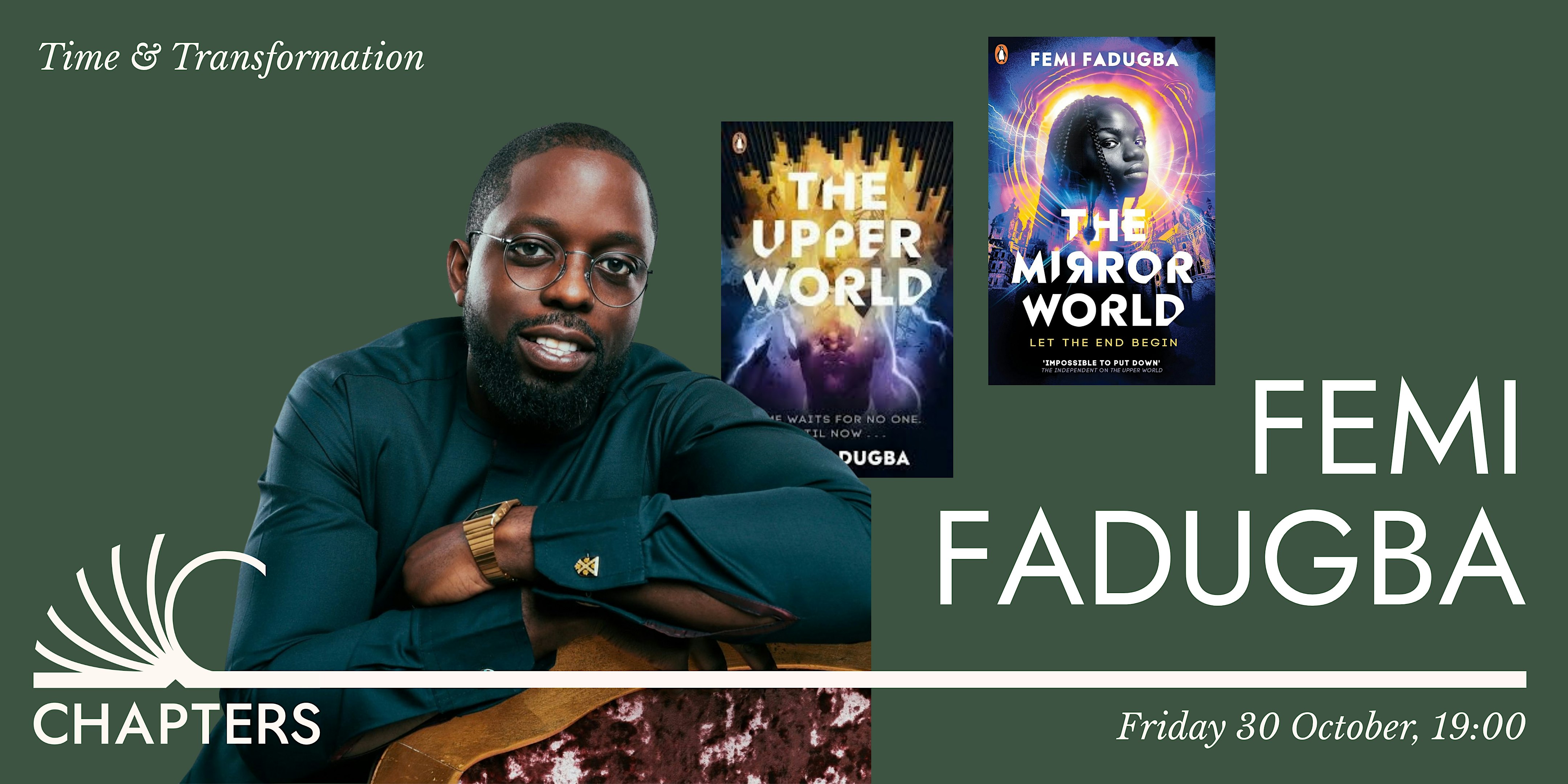 Femi Fadugba at Chapters Berlin