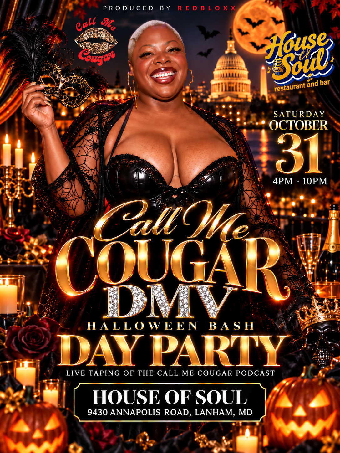 Call Me Cougar Tour: DMV Halloween Bash