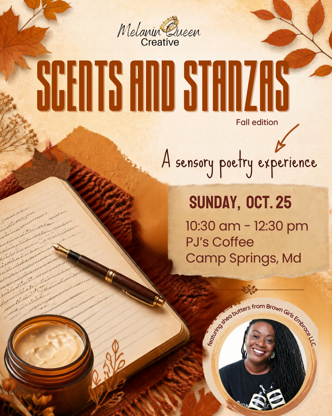Scents & Stanzas: Fall Poetry Meetup