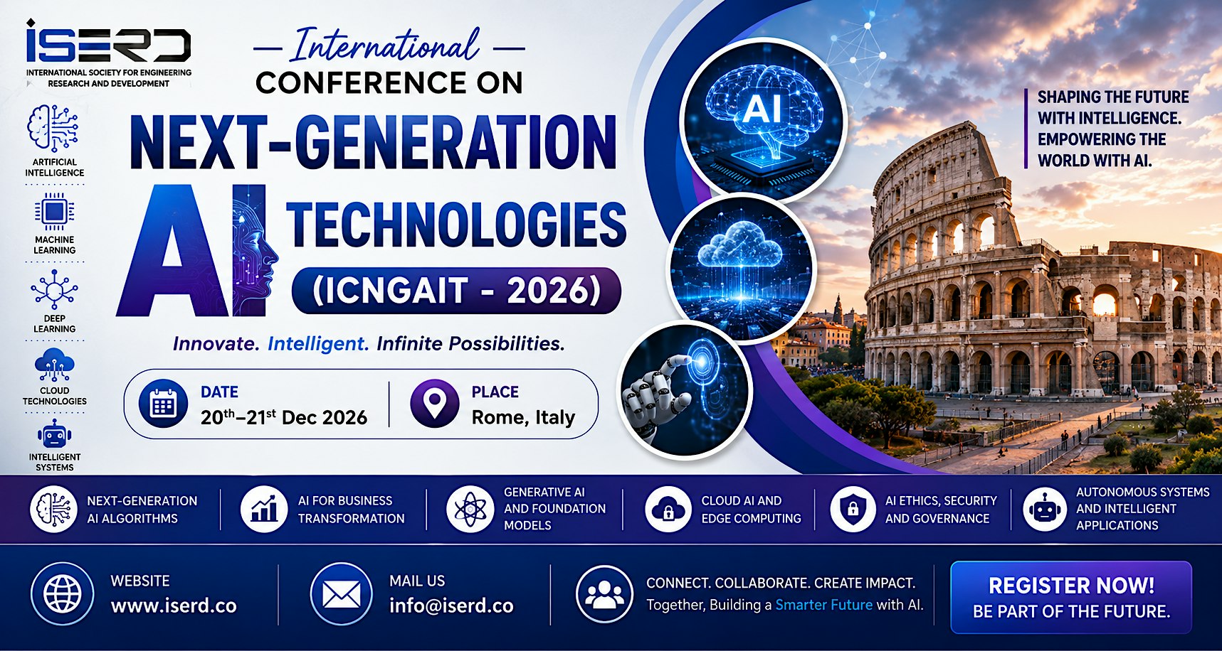 International Conference on Next-Generation AI Technologies (ICNGAIT - 2026