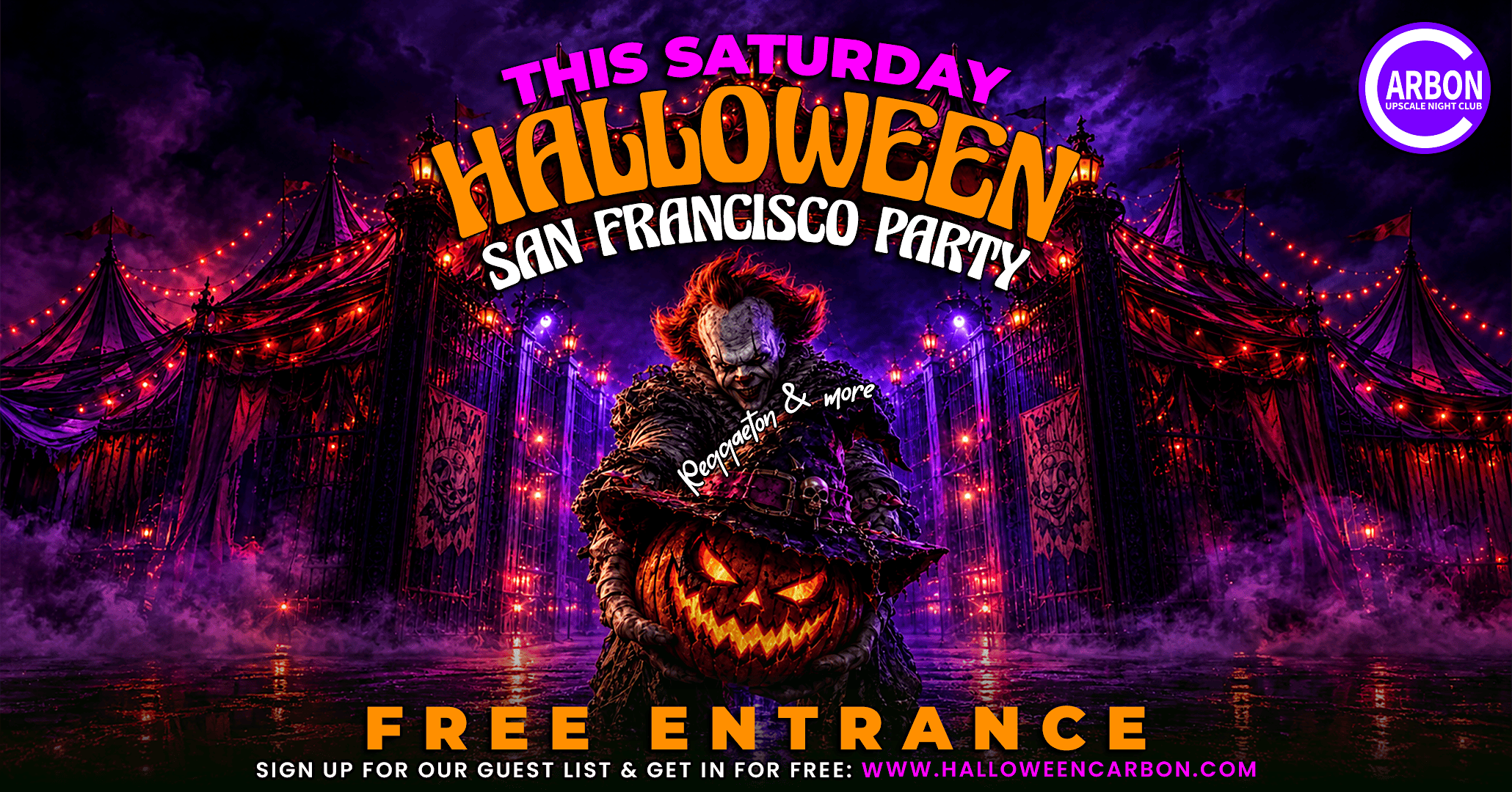 Halloween Party @ Carbon Lounge SF • FREE GUEST LIST