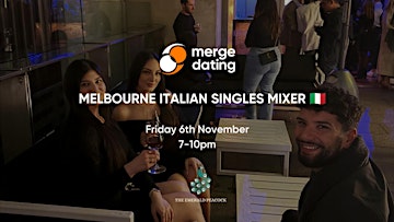 Melbourne | Italian Singles Mixer | Emerald Peacock | Friday 6th November