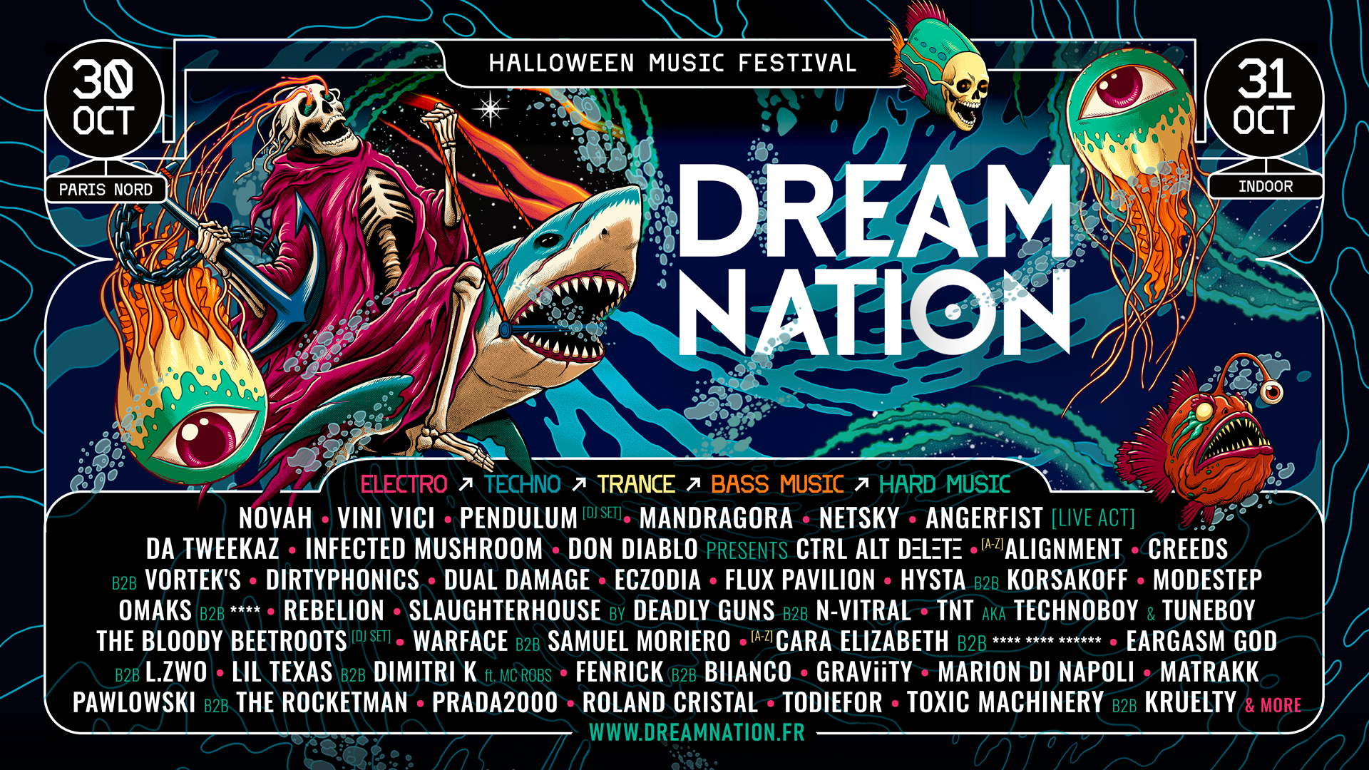 Dream Nation FestIVAL 'HALLOWEEN EDITION' – PARIS