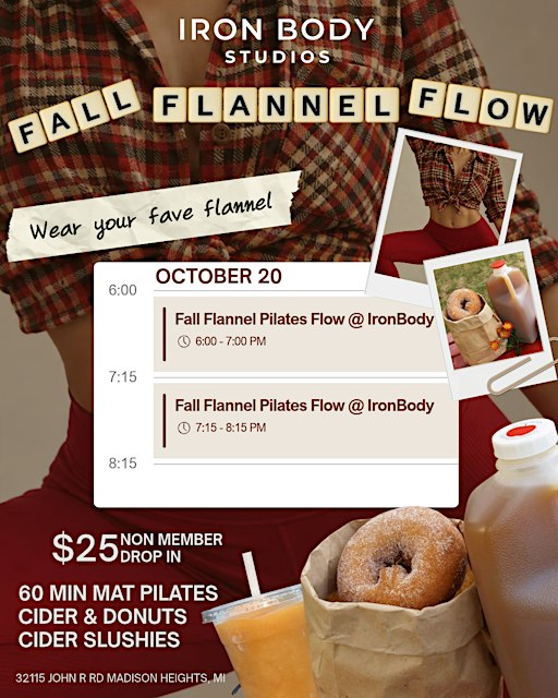 Fall Flannel Pilates Flow