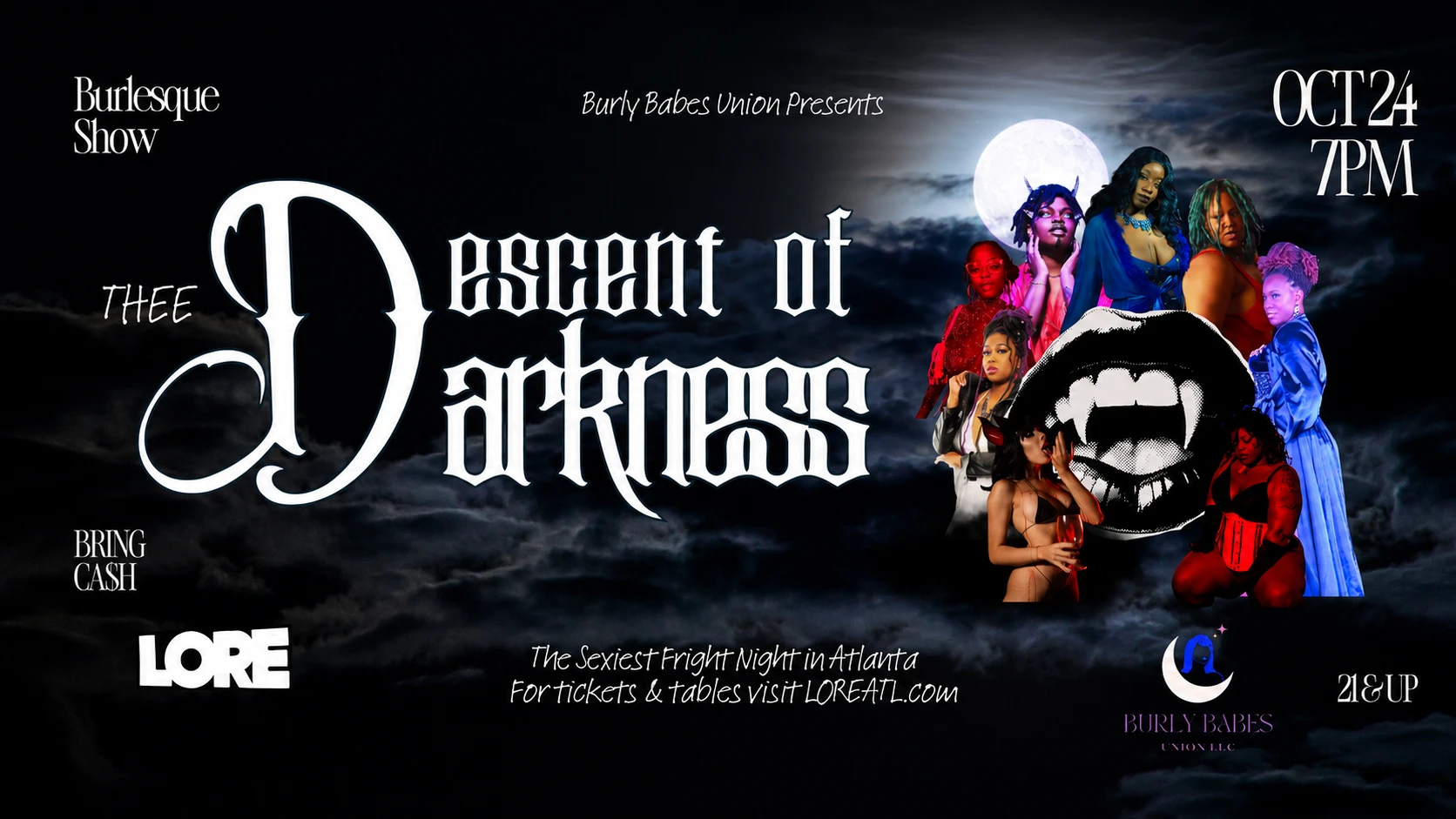 Thee Descent Of Darkness: Burlesque Show