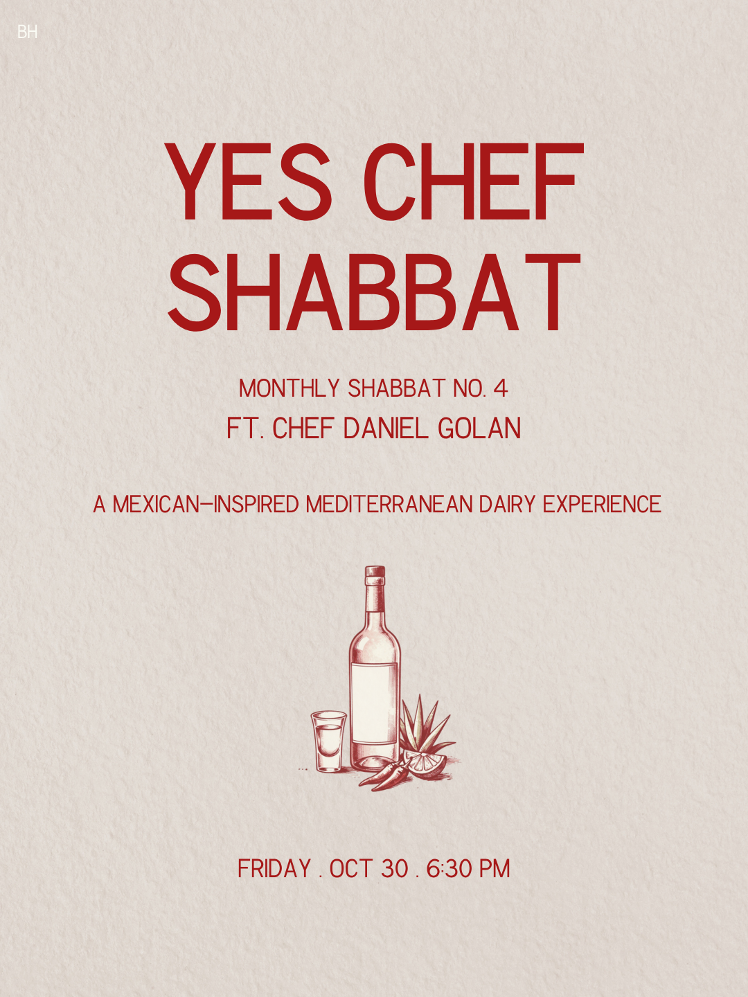 Yes Chef Shabbat No. 4 By Chef Daniel Golan 