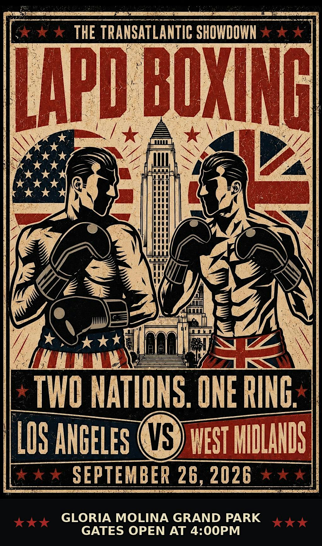 LAPD Boxing: LAPD vs. West Midlands Police