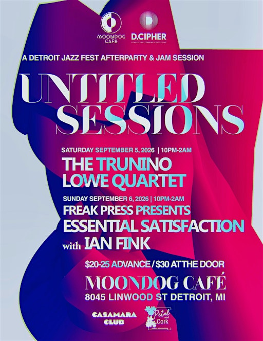 Untitled Sessions: A Detroit Jazz Fest After Party & Jam Session