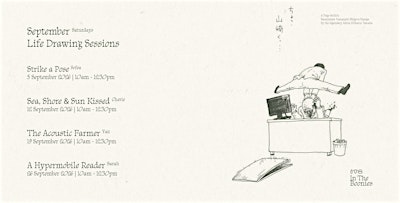 September Life Drawing Sessions — Day 4: A Hypermobile Reader