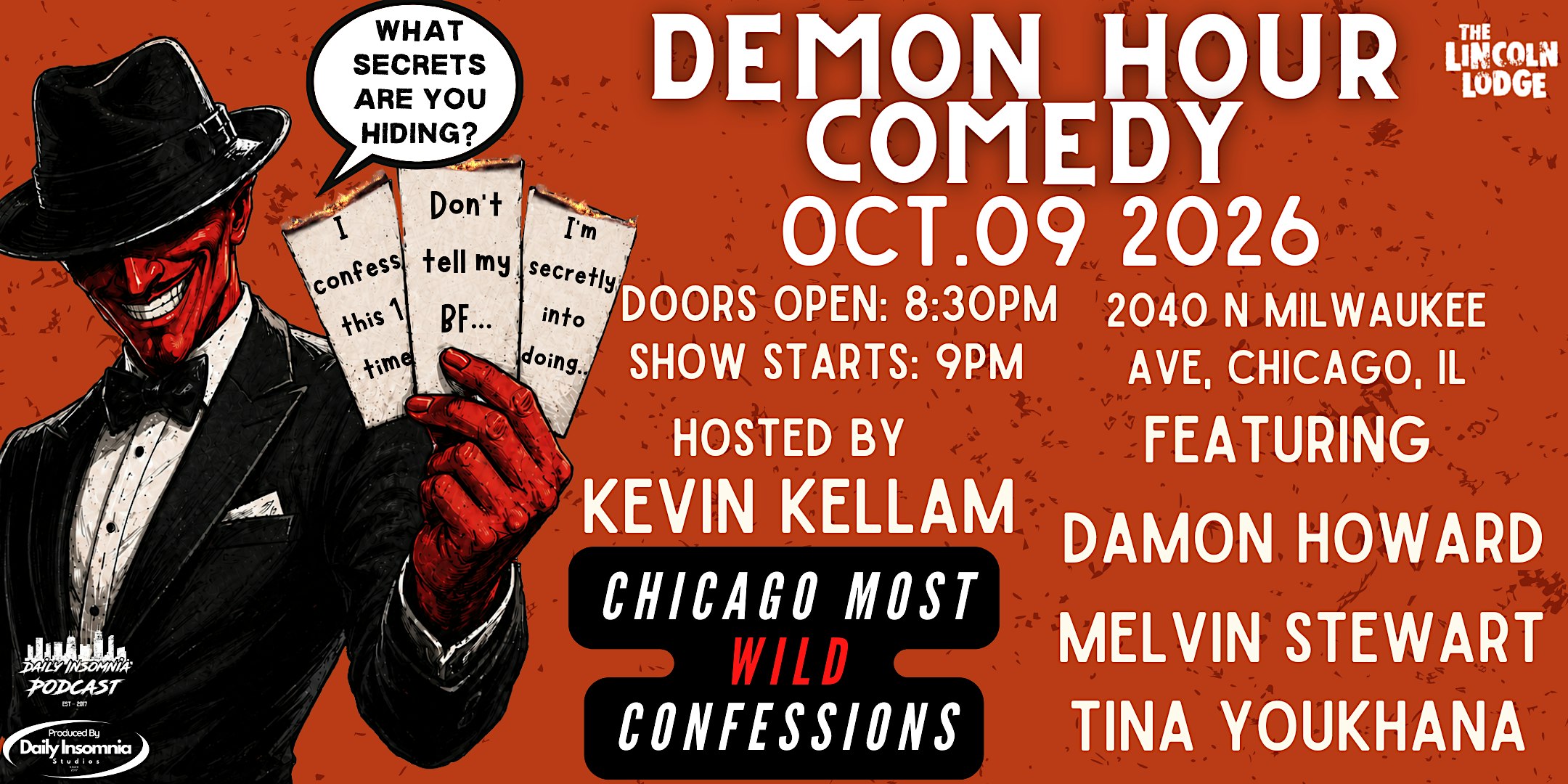 Demon Hour Comedy - Chicago’s Raw and Untamed Confessions!