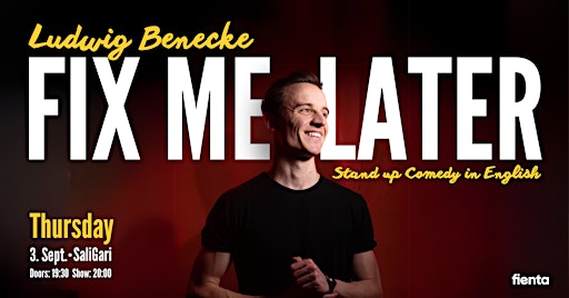 Fix Me Later - Stand Up Comedy Show in English