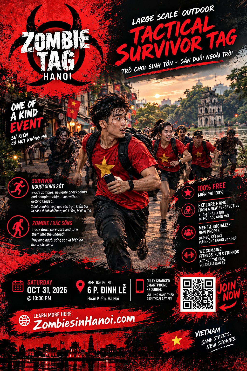 Zombies In Hanoi | Tactical Outdoor Survival Tag