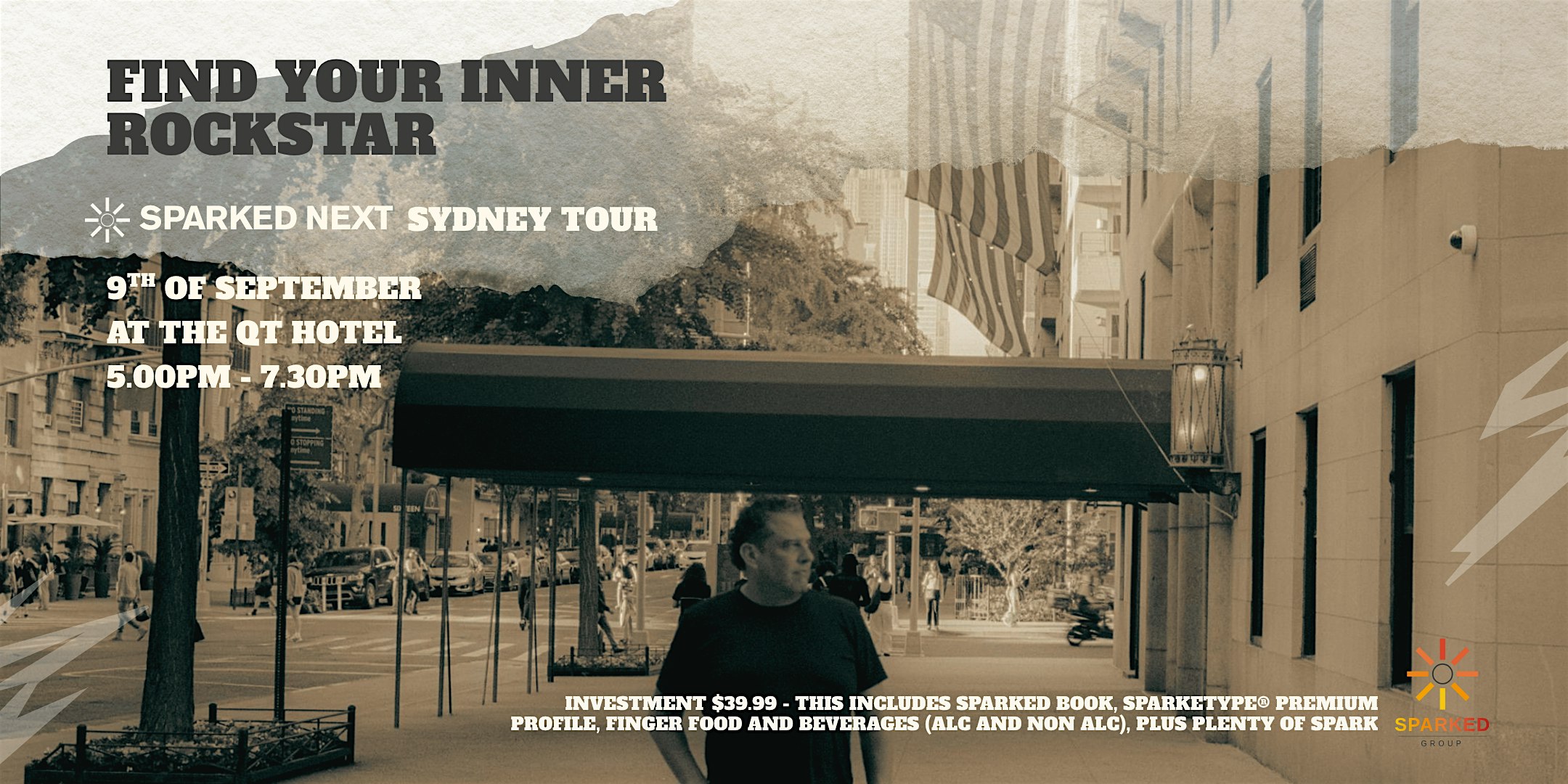 SPARKED NEXT Tour. Find Your Inner Rockstar.