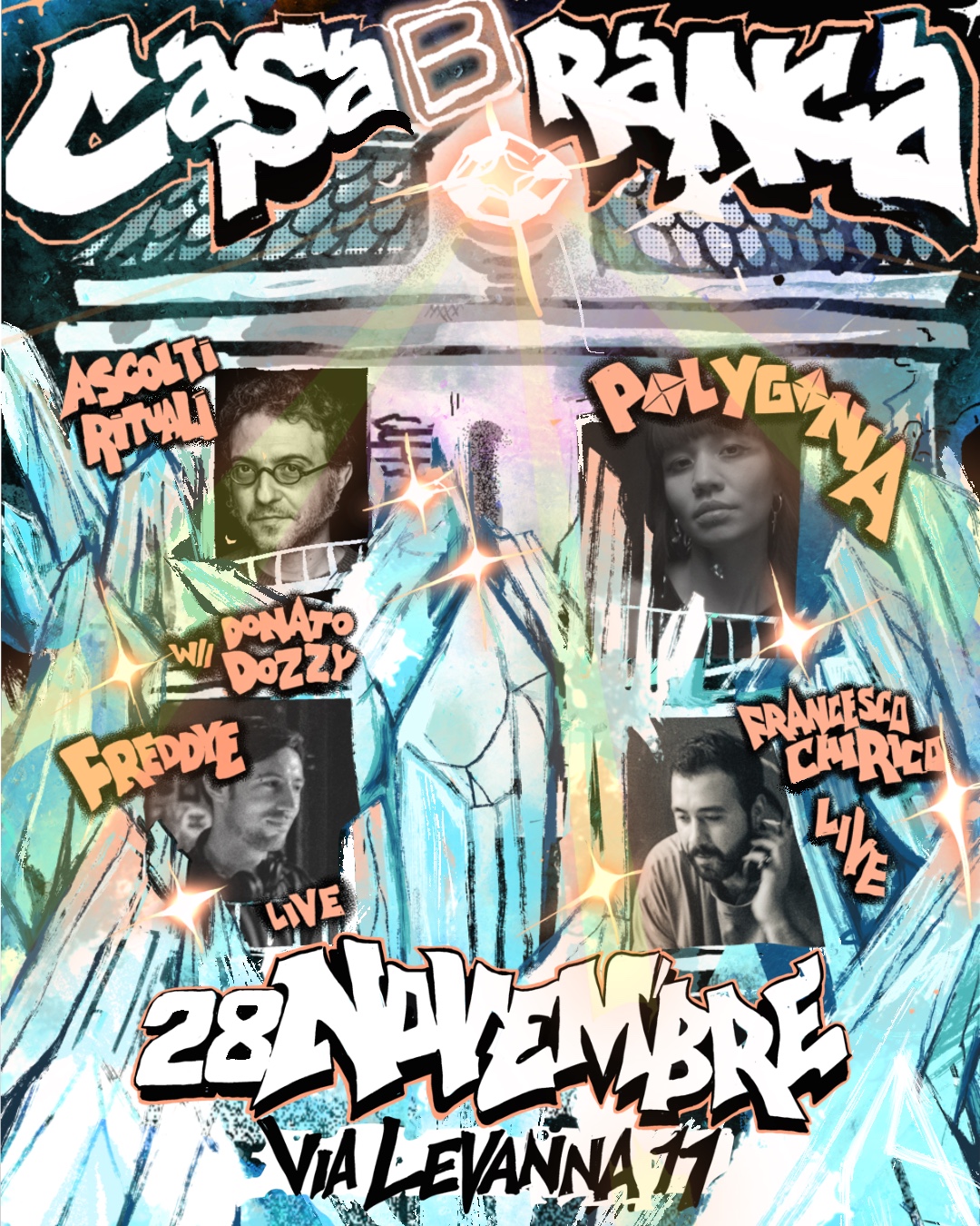 CasaBranca 04 with Polygonia, Donato Dozzy, Francesco Chirico & Freddye