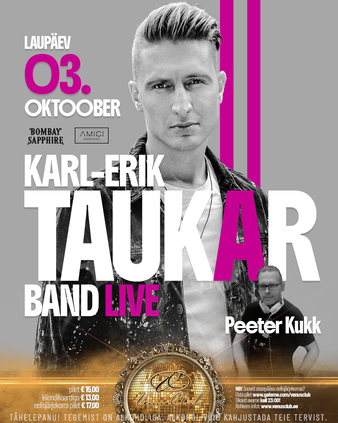 KARL-ERIK TAUKAR BAND LIVE