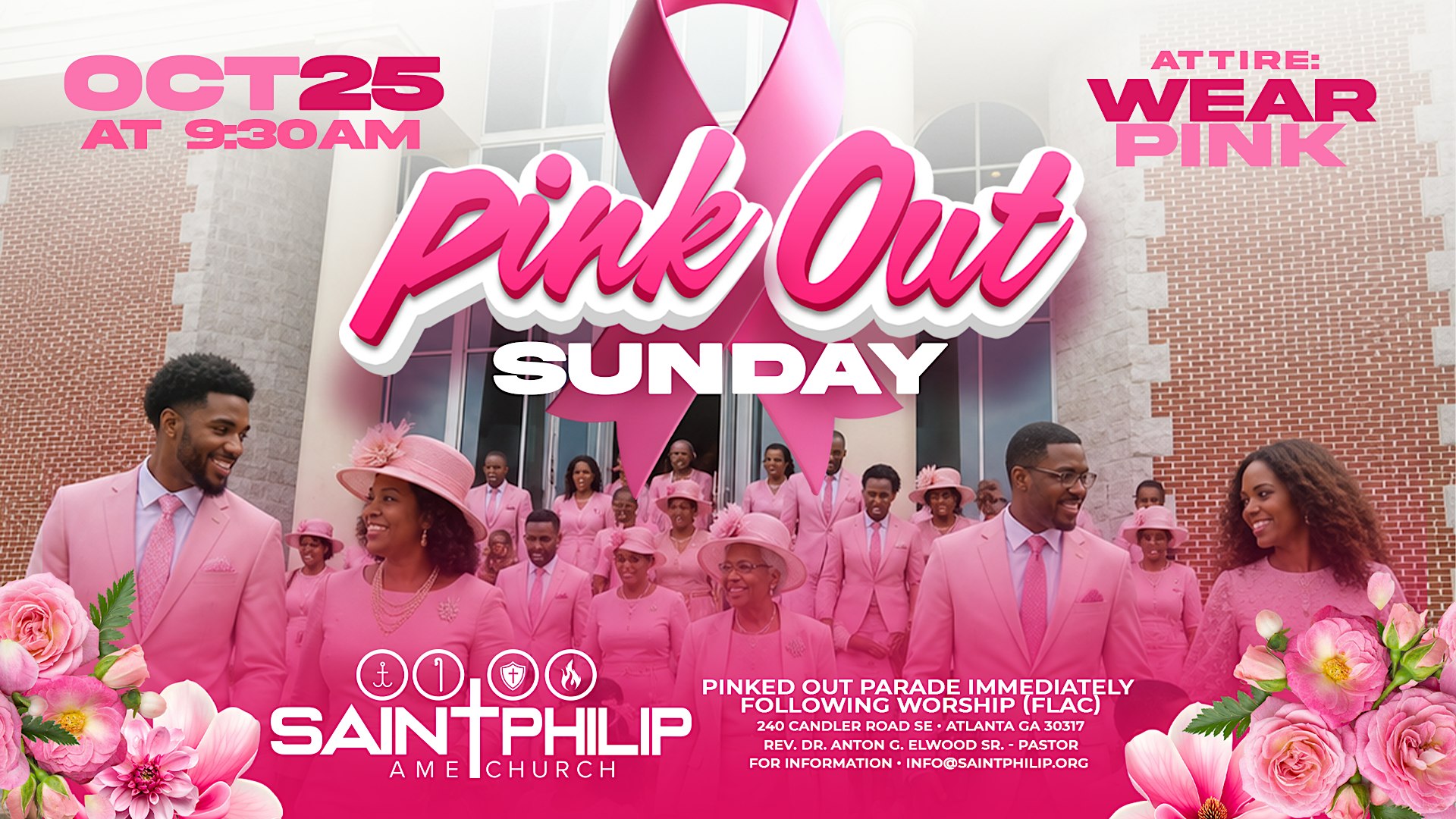 Saint Philip Breast Cancer Survivor Pinked Out Party