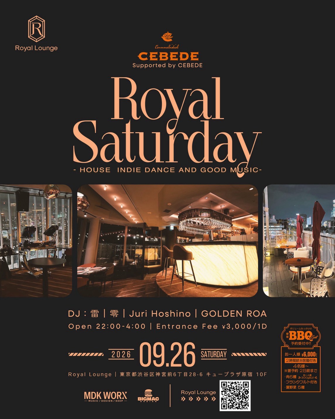 'ROYAL SATURDAY' Supported by CEBEDE