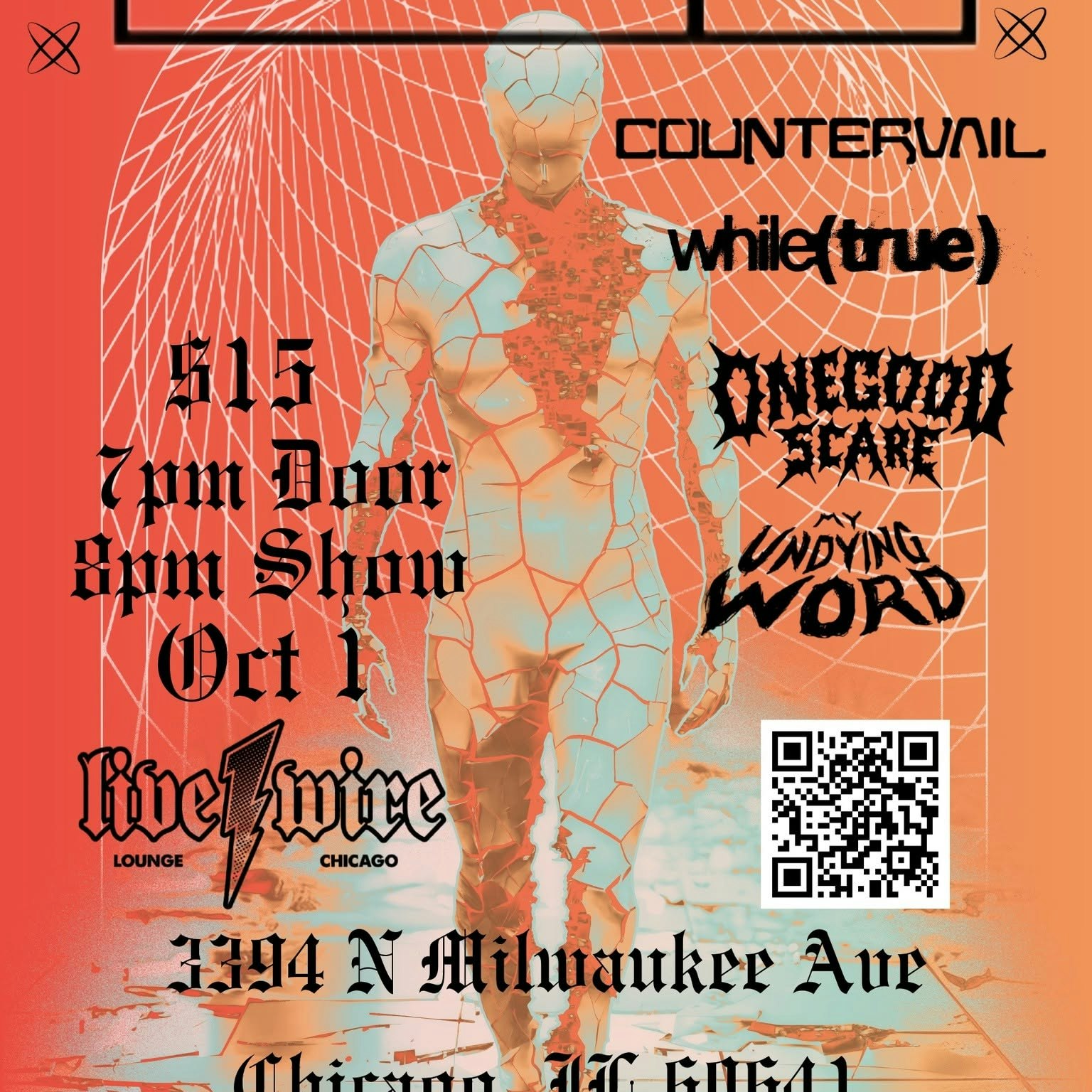 My Undying Word/One Good Scare/While True/Countervail/Perth at Live Wire