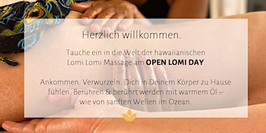 Kennenlerntag Hawaiianische Lomi Massage
