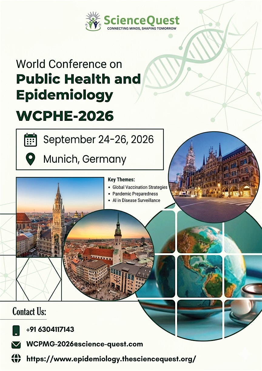 World Conference on Public Health and Epidemiology (WCPHE-2026)