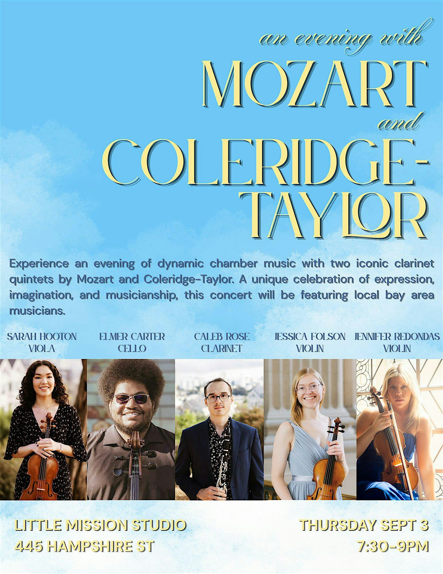 An Evening with Mozart and Coleridge-Taylor