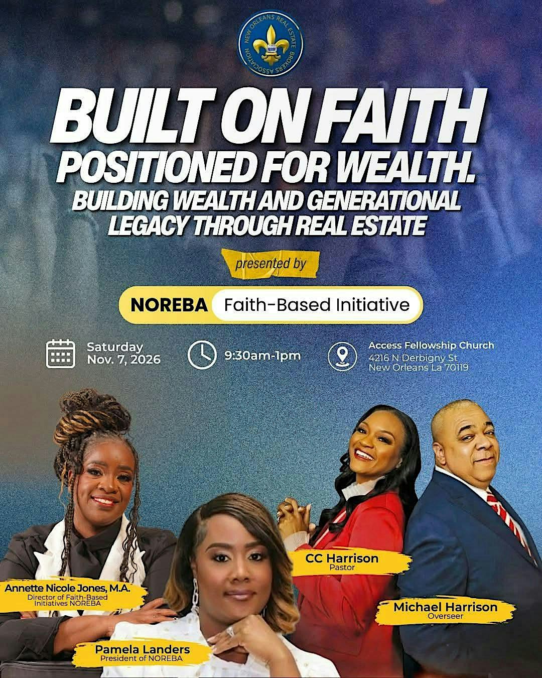 Built on Faith; Positioned for Wealth