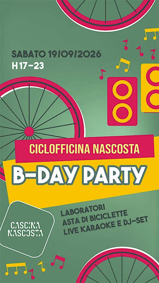 B-day Party: buon compleanno Ciclofficina Nascosta