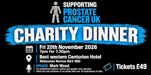 Charity Dinner in aid of Prostate Cancer UK