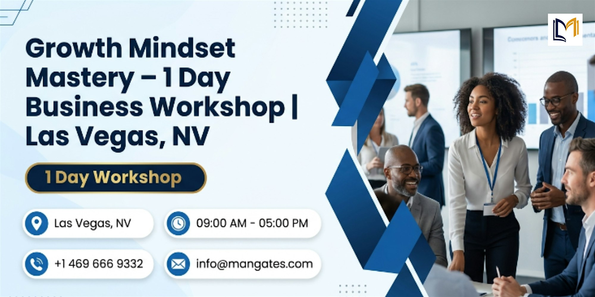 Growth Mindset Mastery – 1 Day Business Workshop | Las Vegas, NV