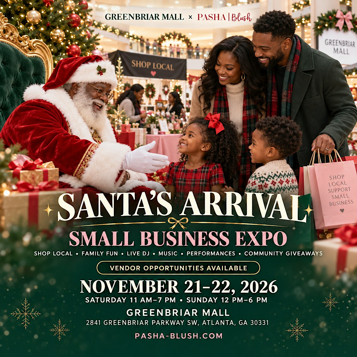 The Greenbriar Mall Small Business Expo-Christmas Marketplace
