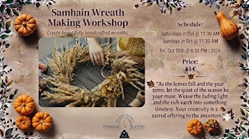 Samhain Wreath Workshop 2026