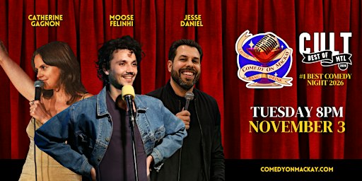 Tuesday Night Stand-Up Comedy Montreal | Comedy on Mackay | #1 Rated Show