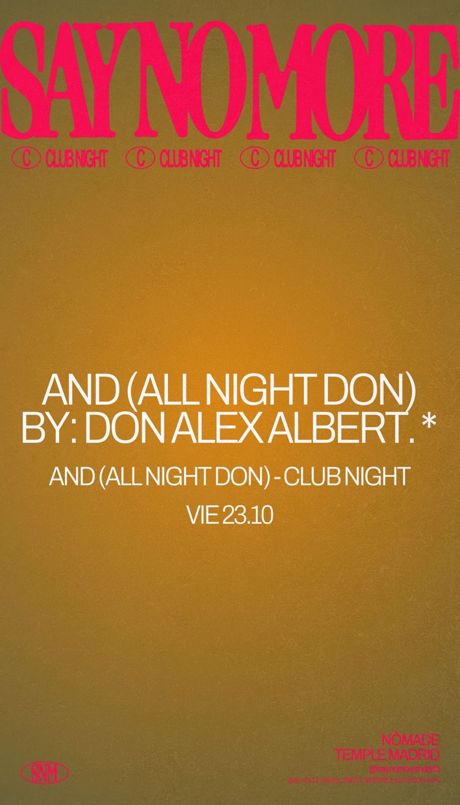 AND (All Night Don) by: Don Alex Albert
