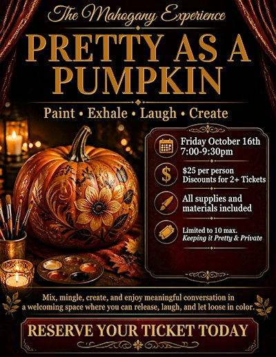 Pretty as a Pumpkin - The Painting Experience