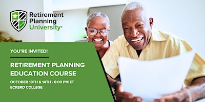 Retirement Planning University - Eckerd College - October 2026