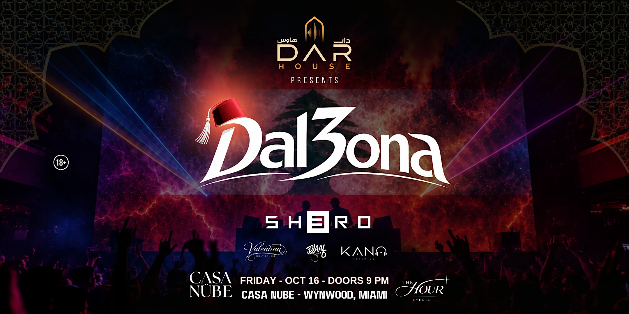 DAR HOUSE: Dal3ona ft. SHERO | CASA NUBE Wynwood - Miami