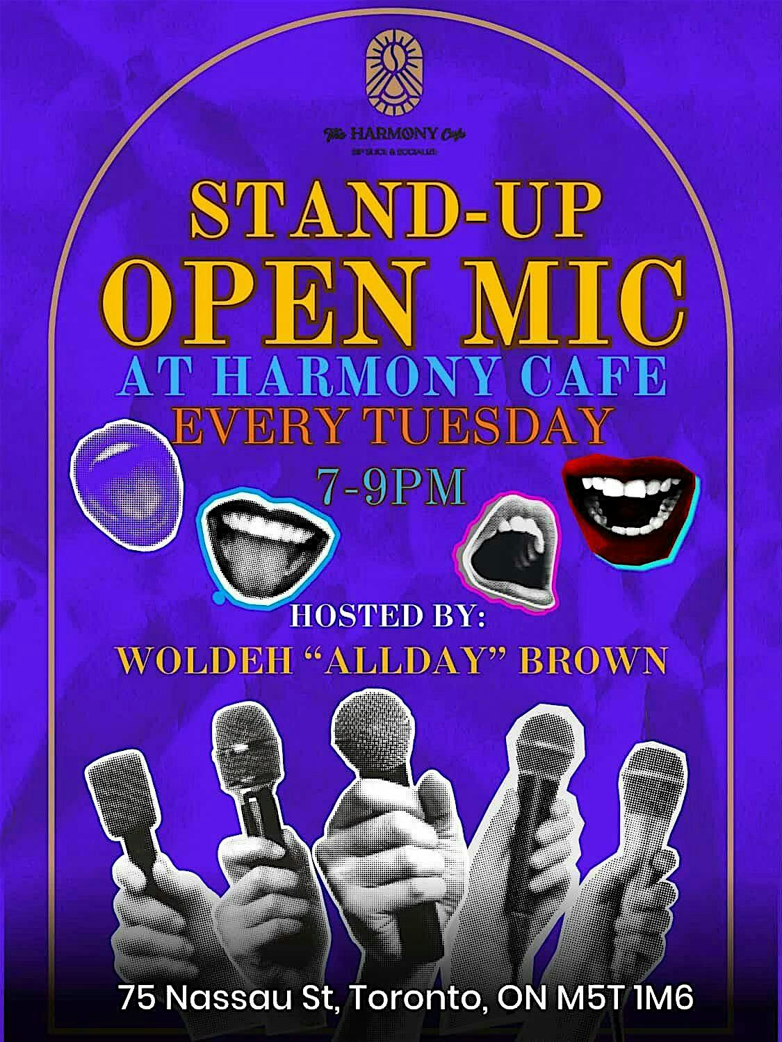 Harmony Cafe - Stand Up Comedy Open Mic
