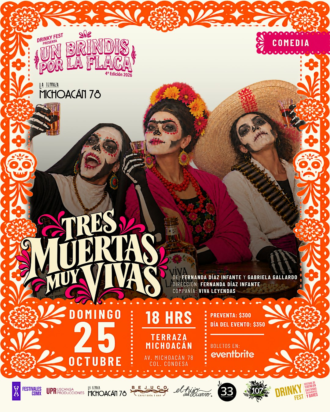 Tres muertas muy vivas