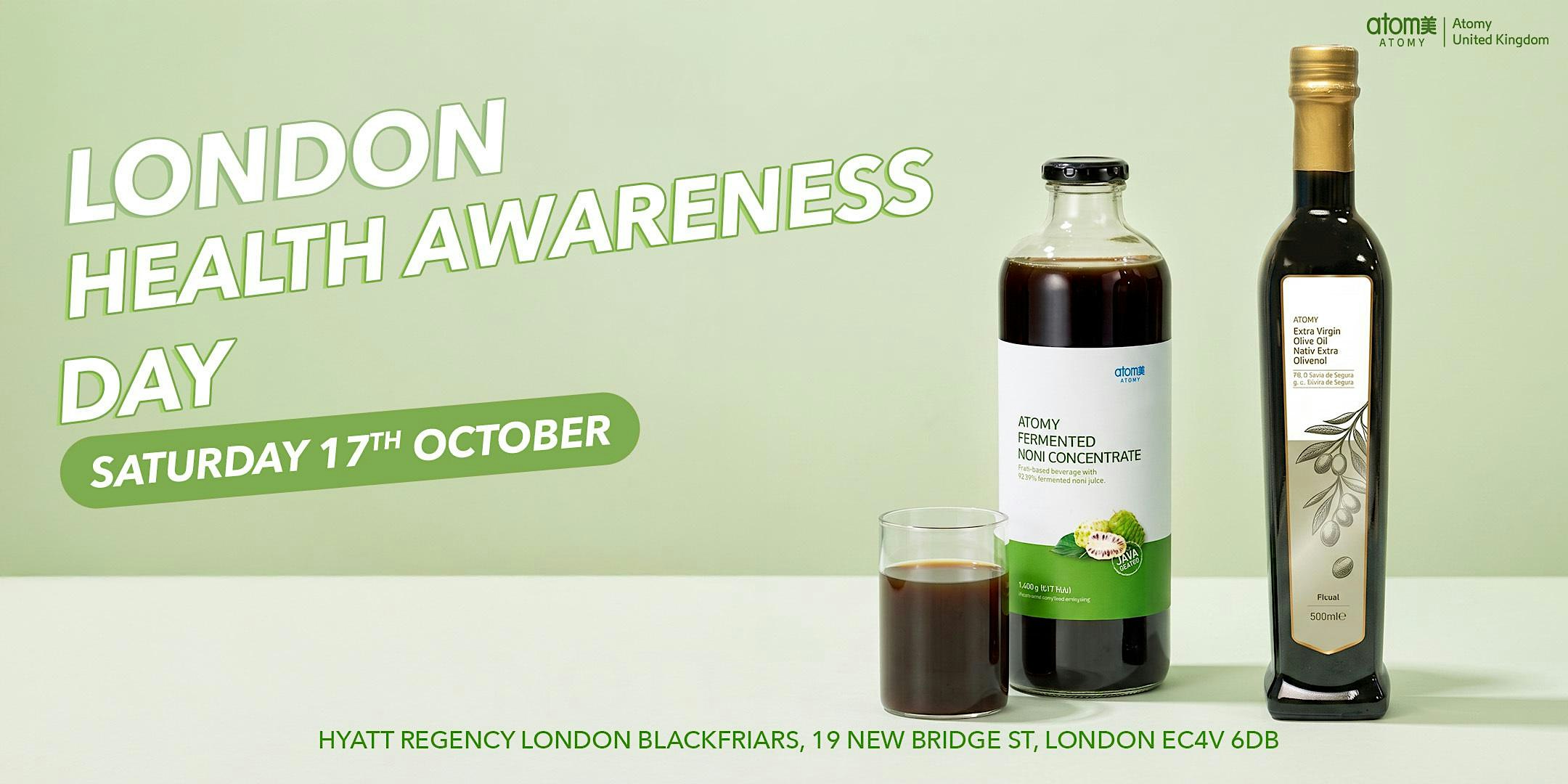 Atomy London Health Awareness Day (17th October 2026)