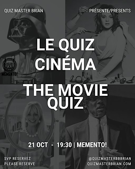 The Movie Quiz with Quiz Master Brian