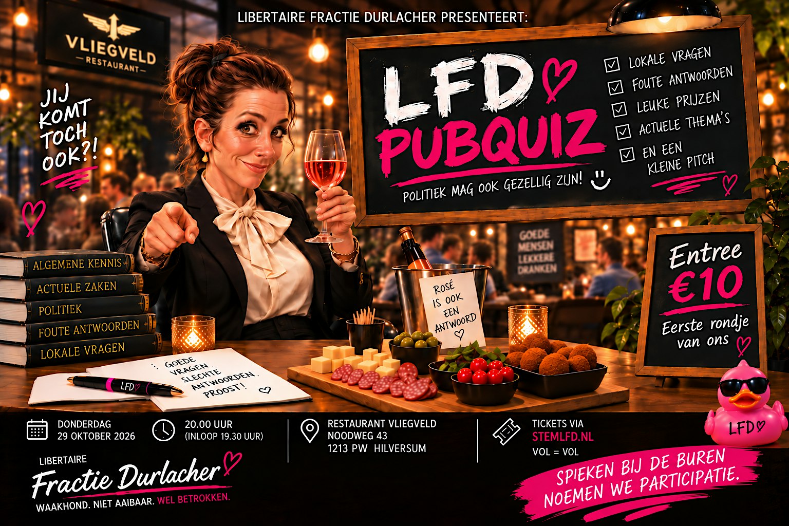 De Grote LFD Hilversum-Wijdemeren Pubquiz