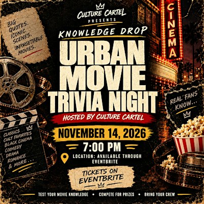 Knowledge Drop: Urban Movie Trivia Night!