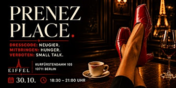 PRENEZ PLACE. | Gespräche für Frauen | Berlin