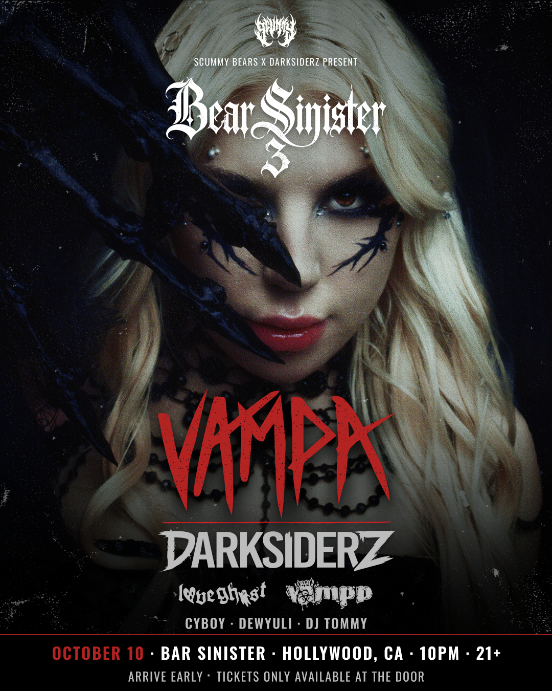Scummy Bears & Darksiderz present Bear Sinister III feat. VAMPA