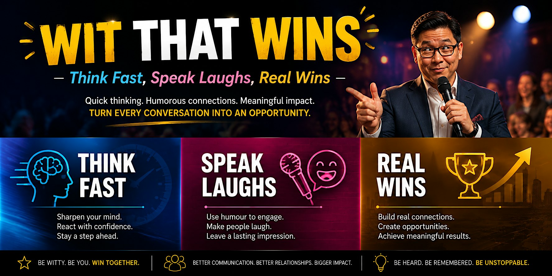Wit that Wins - Think Fast, Speak Laughs, Real Wins