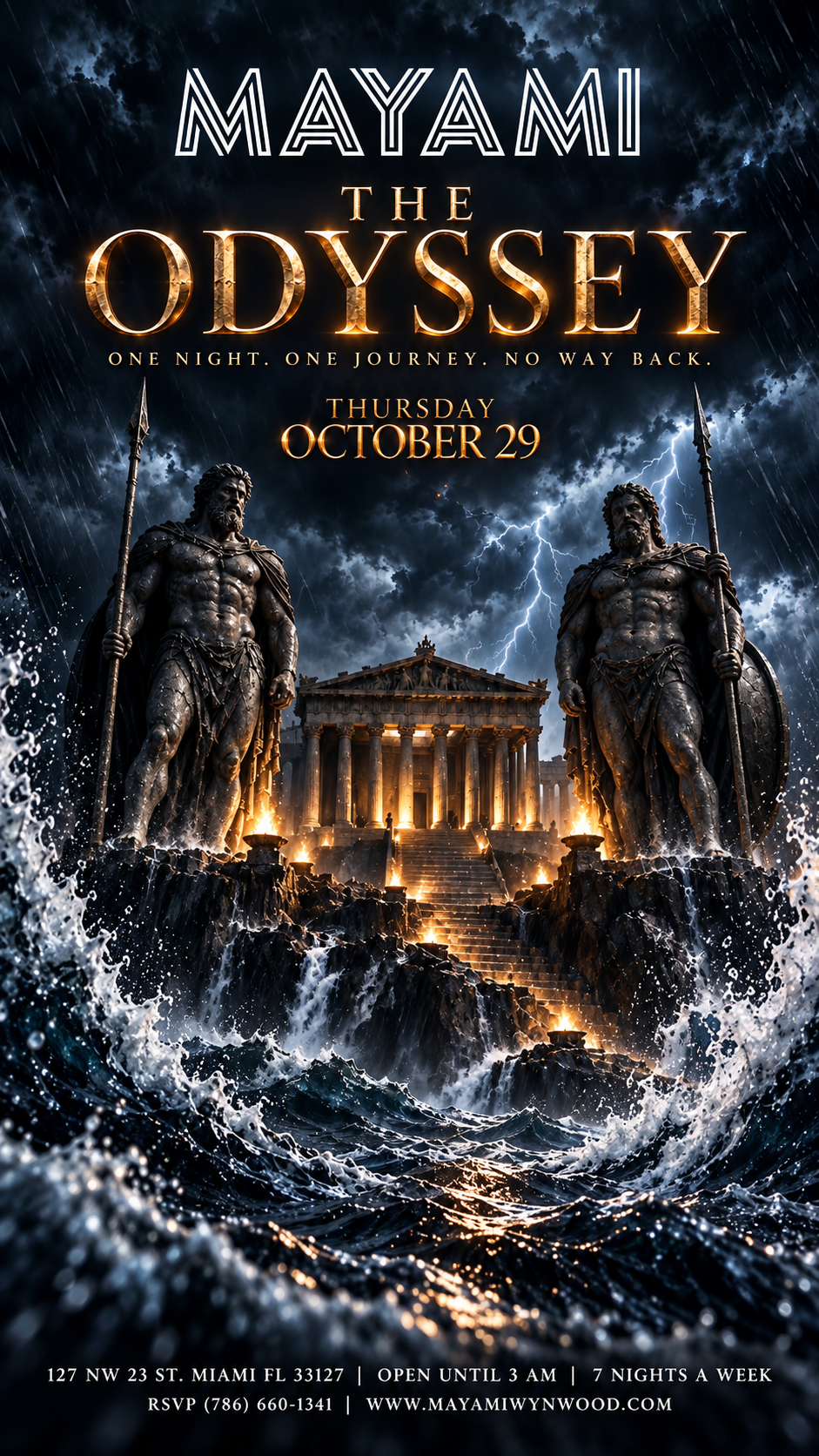 The Odyssey: An Epic Halloween Prelude at Mayami, Wynwood